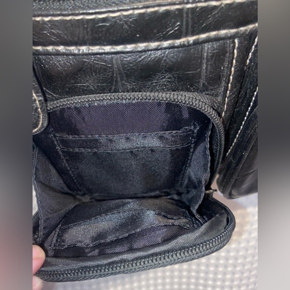 Women’s Multisac black‎ Y2K asymmetrical crossbody/shoulder  bag - Picture 11 of 16